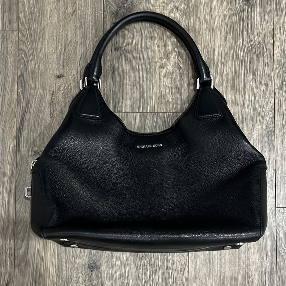 Michael Kors Black Leather Women's Bag